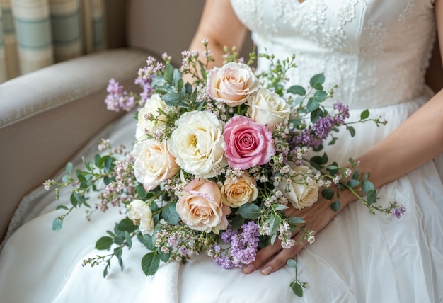 Foto grátis arranjo de casamento elegante.