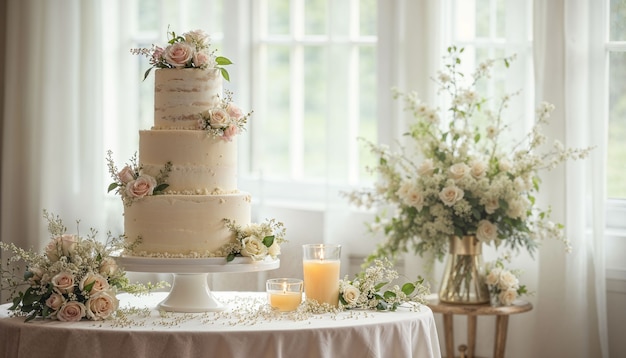 Foto grátis arranjo de casamento elegante.