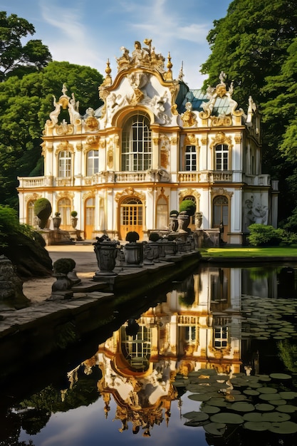 Foto grátis belíssimo castelo histórico