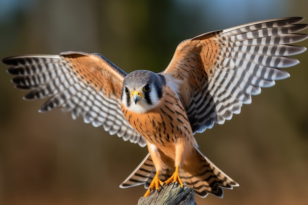 Foto grátis belos falcões na natureza