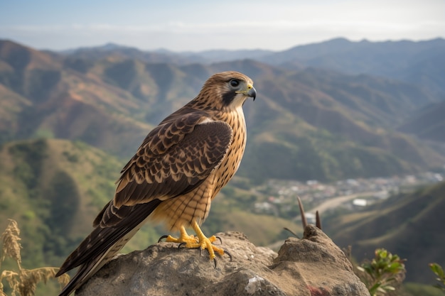 Foto grátis belos falcões na natureza