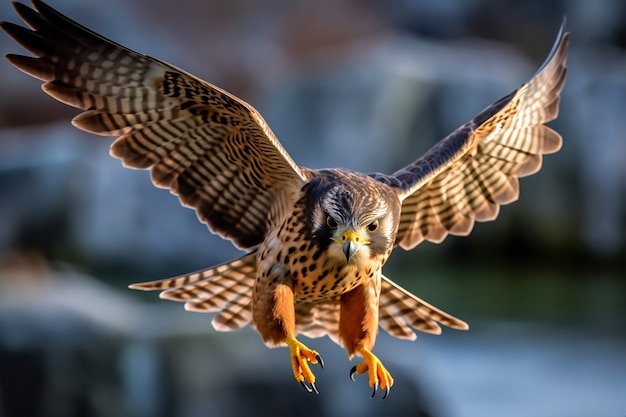 Foto grátis belos falcões na natureza