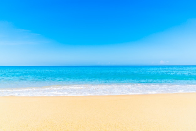 Foto grátis branco natureza paisagem da praia tropical