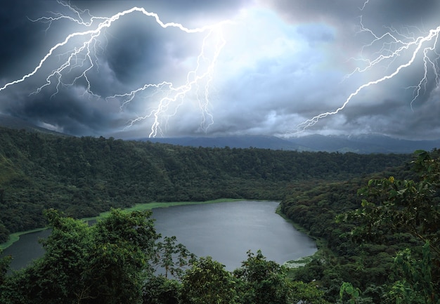 Foto grátis composição de efeitos climáticos