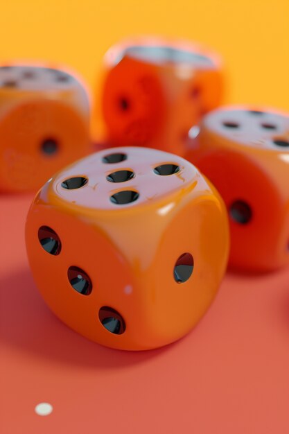 dados de casino 3D