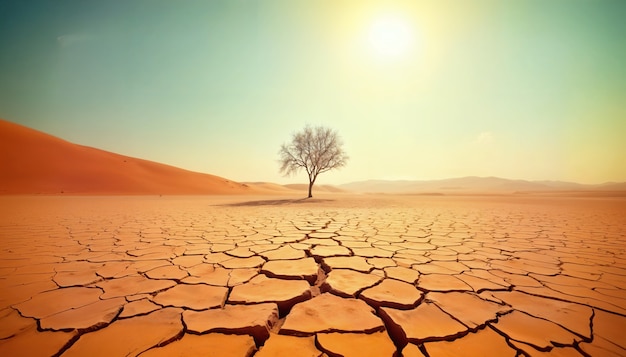 Foto grátis de perto na terra rachada pela seca