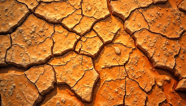 Foto grátis de perto na terra rachada pela seca