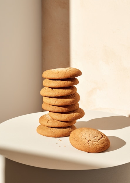 Foto grátis delicioso arranjo de biscoitos