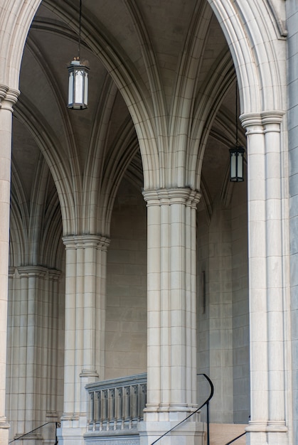 Foto grátis exterior da catedral nacional, washington dc