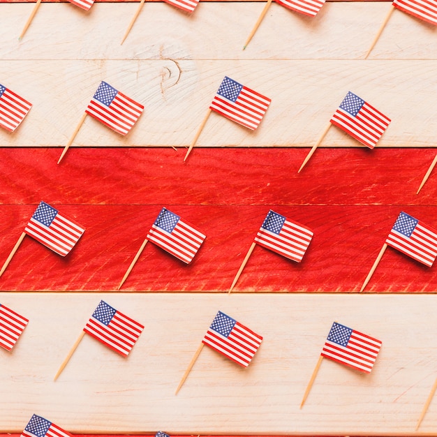 Foto grátis fundo da bandeira americana para o dia da independência