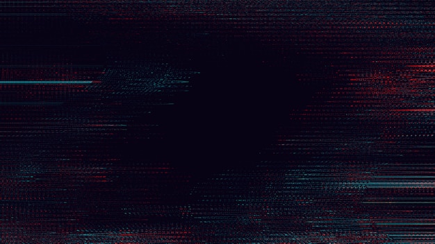 Foto grátis fundo de textura de ruído digital com efeito de glitch preto