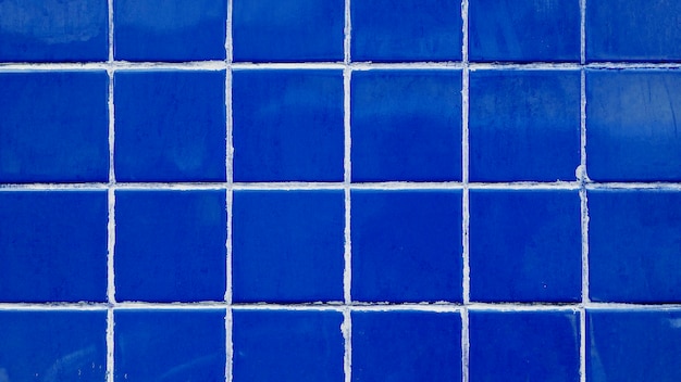 Foto grátis grade de azulejos retro azul