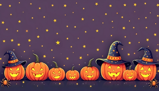 Foto grátis ilustração de desenho de padrão de halloween