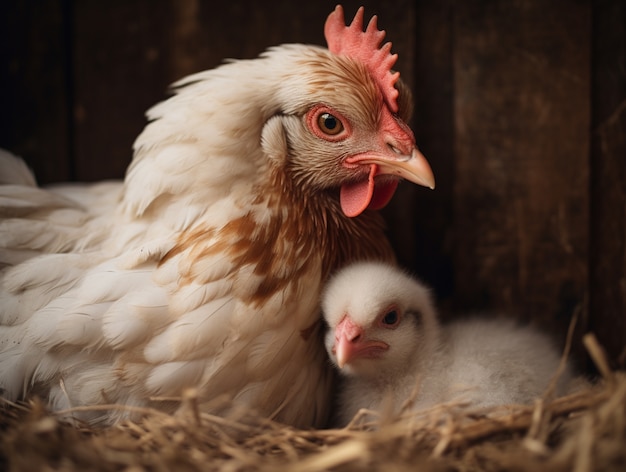 Foto grátis imagem de frango gerada por ai