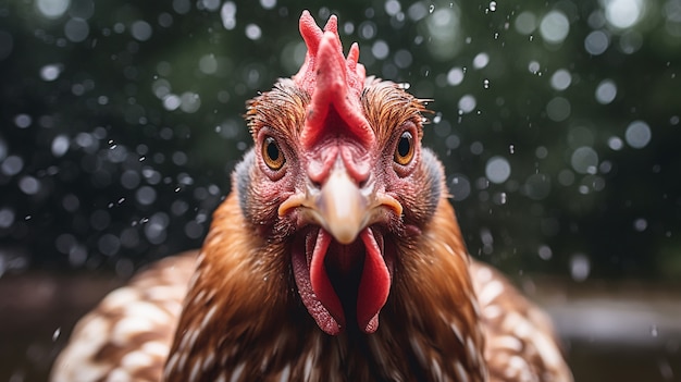 Foto grátis imagem de frango gerada por ai