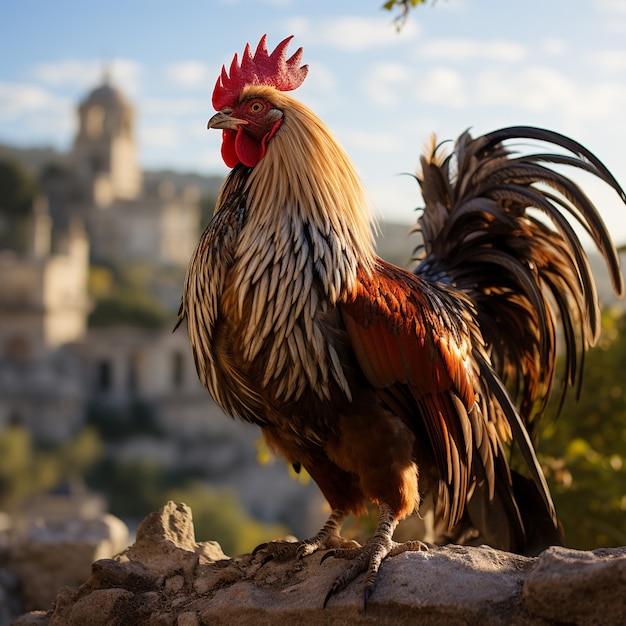 Foto grátis imagem de frango gerada por ai