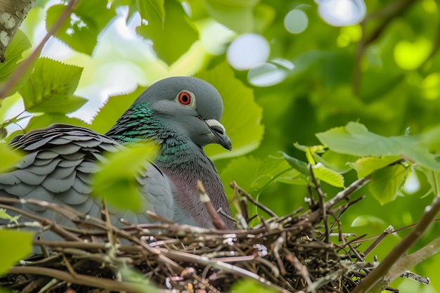 Foto grátis pombo em ambiente natural