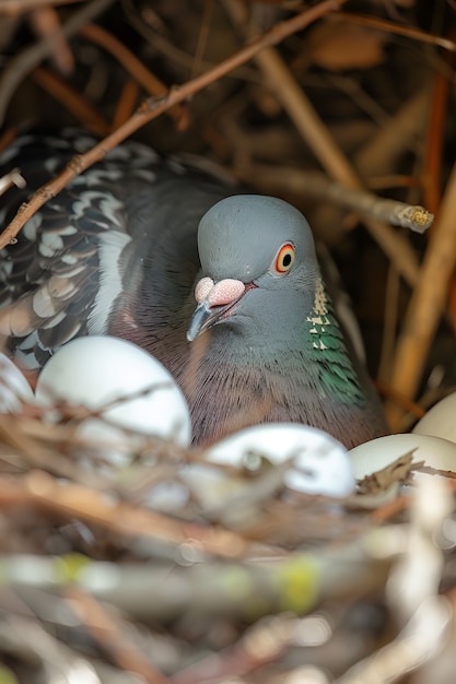 Foto grátis pombo em ambiente natural