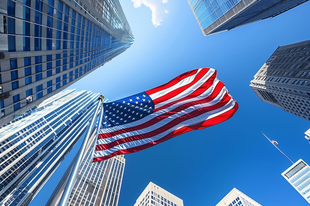 Foto grátis representação da bandeira americana para a celebração do dia nacional da lealdade