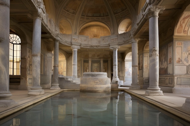 Foto grátis retrato de um antigo palácio romano