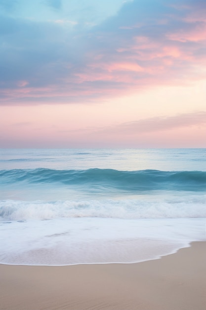 Kostenloses Foto blick auf den strand mit meerwasser