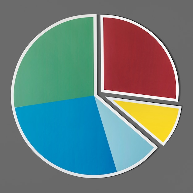 Kostenlose Foto datenanalyse kreisdiagramm symbol