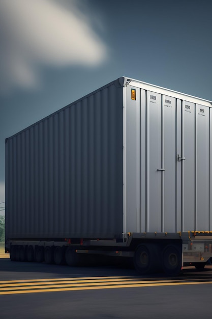 Kostenlose Foto ein container, auf dem steht: „ich – ich bin drauf