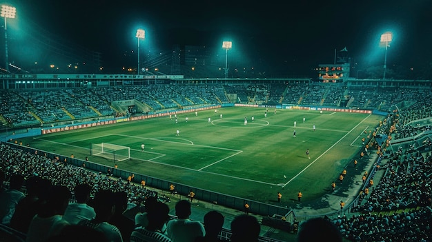 Kostenloses Foto fußballstadion voll von leuten