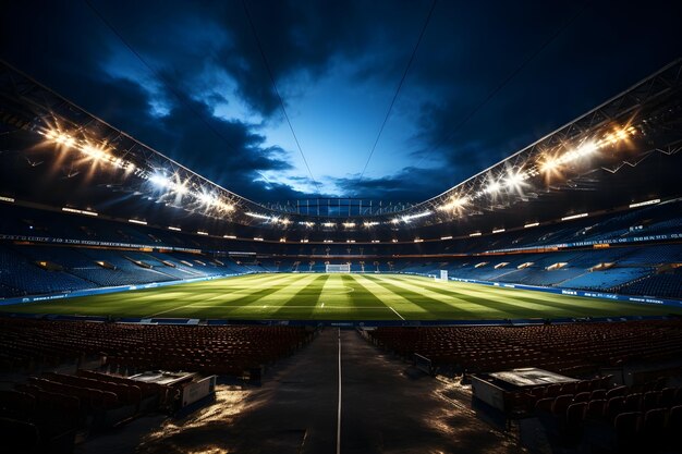 Hintergrund der Fußballarena