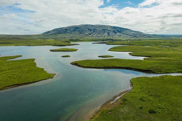 Island Landschaft der schönen Ebenen