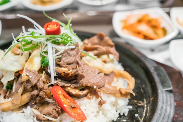 Kostenloses Foto koreanisch traditionelles essen