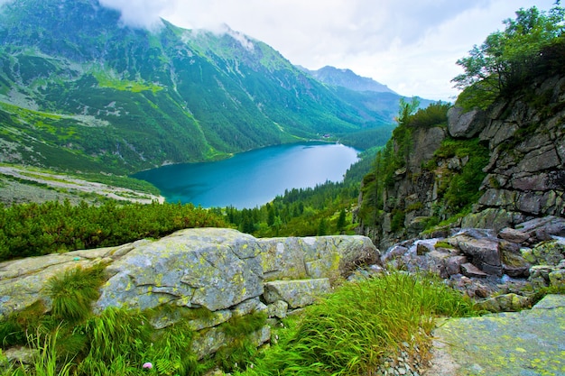 Kostenlose Foto morskie oko in tatry.