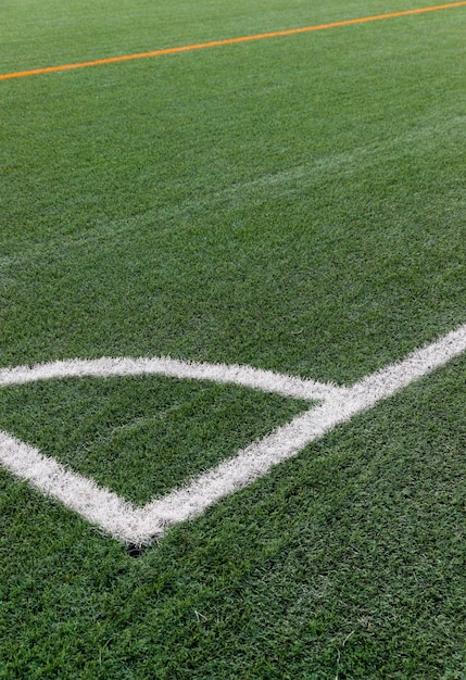 Kostenloses Foto nahaufnahme fußballfeld