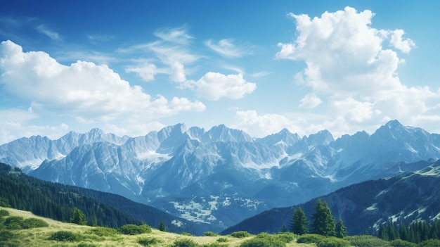 Kostenloses Foto schöne berglandschaft