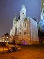 Kostenloses Foto stephansdom in der nacht. wien