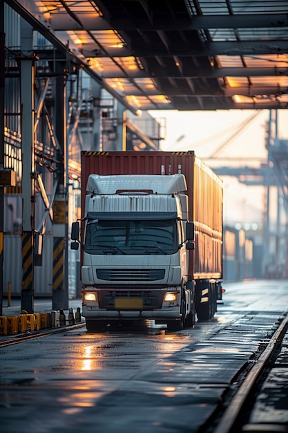 Kostenlose Foto verkehrs- und logistikkonzept