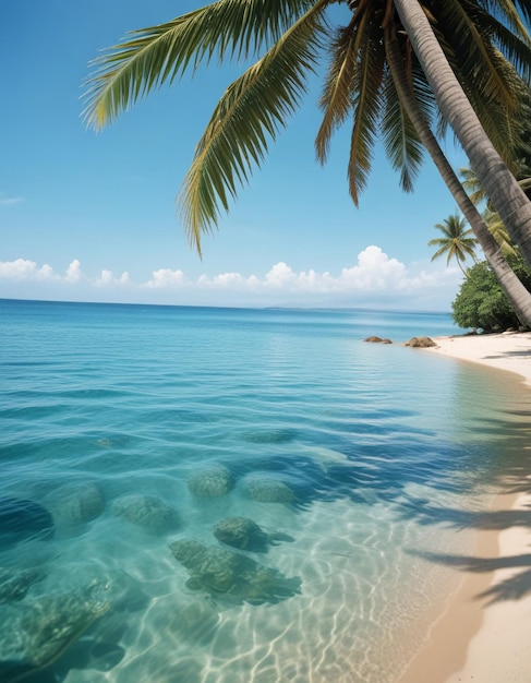 A Praia da Beleza e a Árvore do Coco