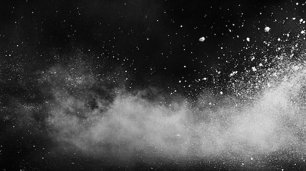 Foto abstract white dust background com camadas do editor de fotos