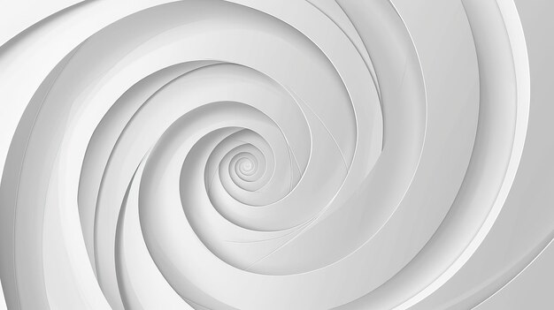 Foto abstrakte weiße wirbel-spiral-design-hintergrund