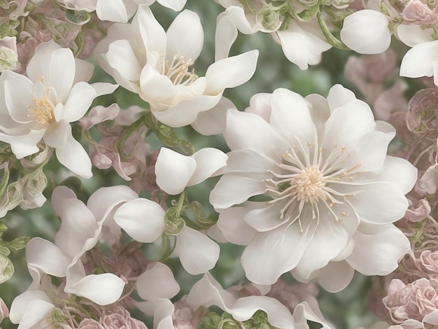 Abstrakter Hintergrund mit wunderschönen Blumenmotiven