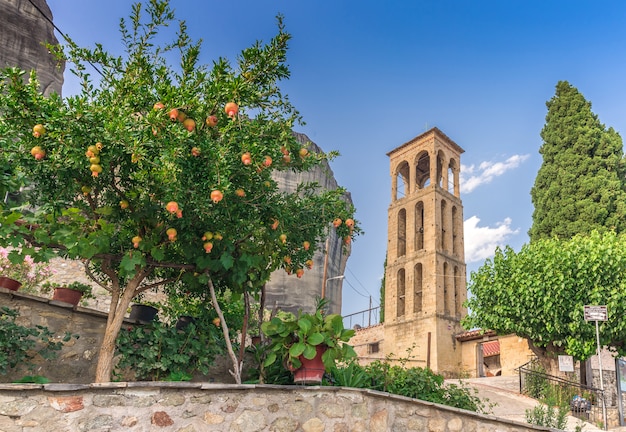 Antiga, bizantino, igreja, em, meteora, grécia