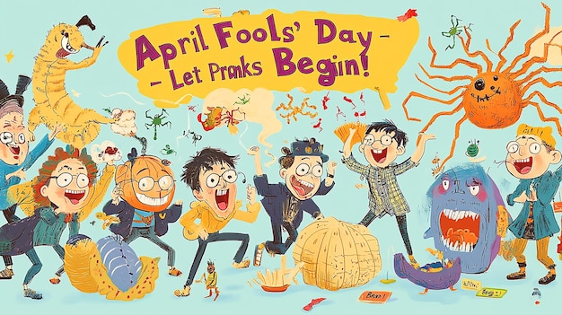 Foto april fool's day prank-chaos