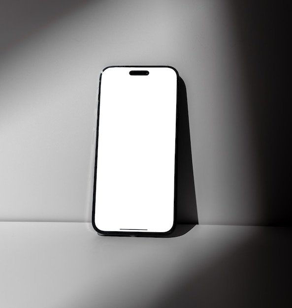 Foto berlin 16. oktober 2023 iphone 14 mobiltelefon bildschirm-mockup smartphone-mockup