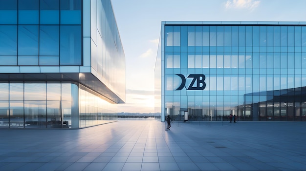 Foto bz corporates elegante zentrale, die die raffinesse und dominanz der marke widerspiegelt