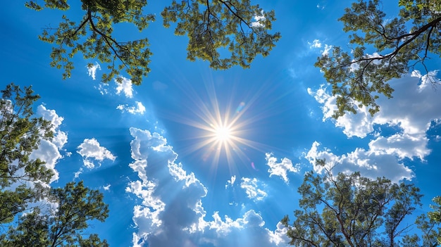 Foto céu cinematográfico