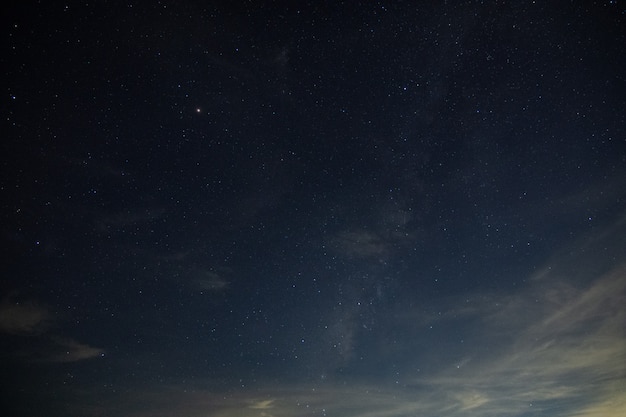 Chão do céu à noite