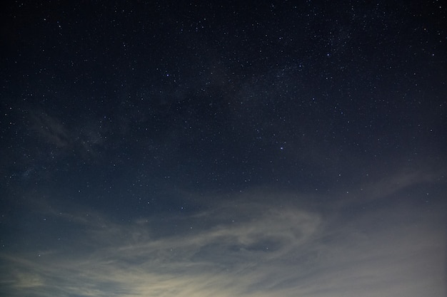 Chão do céu à noite