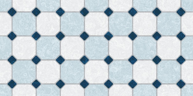 Foto cinturão azul escuro sem costura textura de azulejos de chão clássico tábua de cozinha simples toalete ou banheiro azulejos em mosaico fundo renderização 3d ilustração 3d