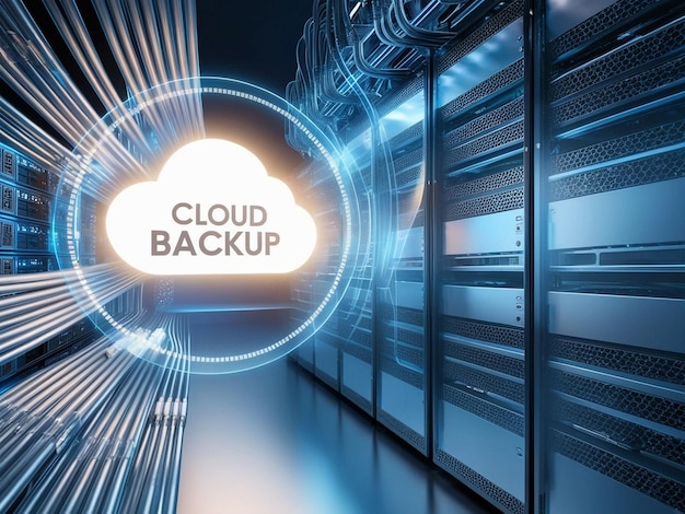 Foto cloud-backup-technologie