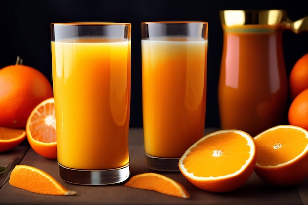 copo de suco de laranja